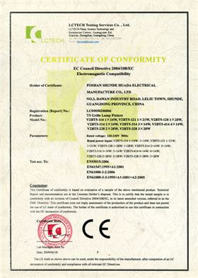 亚傅体育登录获得T5灯盘CE