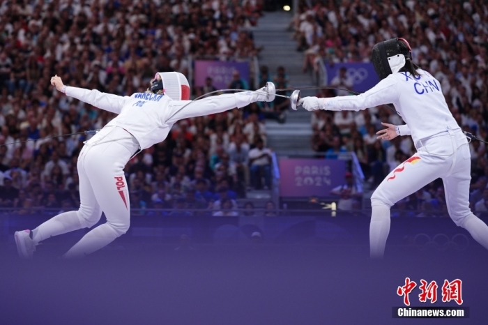 巴黎奥运女子重剑团体赛中国队铜牌战惜败波兰